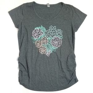 BLOOM MATERNITY Floral Bouquet Tee